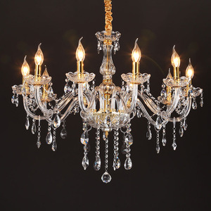 Lustre Moderne en Cristal K9, Simple, pour Maison, Salon, Chambre à Coucher, Décoration d'Hôtel, Éclairage Commercial, Suspension en Cristal - Product Image 1
