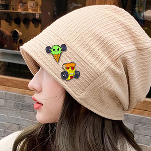 Sming pin makanan kebugaran Enamel olahraga khusus kartun es krim halter paduan kerah Lapel lencana Burger angkat besi bros - Product Image 2