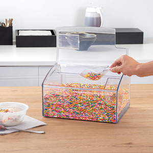 High Clear Plastic Candy Jar Spice Display <b>Boxes</b> Grain Rice <b>Sweet</b> Food Bulk Food Nut Storage Container - Product Image 5