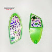 Nouvelles leurres de pêche dures UV Glow Cut Bait Rig pour la pêche en mer et au saumon, leurres en plastique efficaces pour la pêche au coup.
