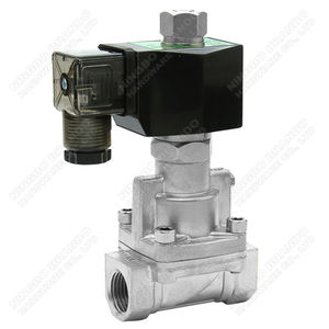 Katup Solenoid tekanan tinggi, katup Solenoid tekanan tinggi, 2 cara biasanya buka katup Stainless Steel <span class=keywords><strong>3</strong></span>/8 ''1/2'' <span class=keywords><strong>3</strong></span>/4 ''1'' 25 bar - Product Image 1