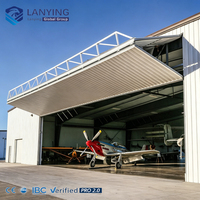 Hangar Prefabricado de Acero para Aviones, Diseño de Gran Vano Libre para Almacenamiento y Mantenimiento de Aeronaves