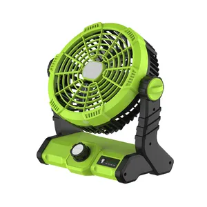 Outdoor Waterdichte Camping Ventilator Met Led Licht Verstelbare 270 Oneens Oplaadbare Lantaarn Draagbare Outdoor Tent Camping Fan