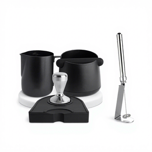 <span class=keywords><strong>Kit</strong></span> de <span class=keywords><strong>Barista</strong></span> para <span class=keywords><strong>Espresso</strong></span>, Accesorios de Acero Inoxidable, Incluye Jarra para Leche, Tamper, Tapete, Caja de Residuos, Juego de Café y Té Portátil - Product Image 1