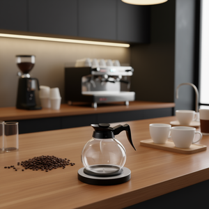 Cafetera eléctrica de goteo con jarra de acero inoxidable de 12 tazas y placa calentadora para uso doméstico - Product Image 2