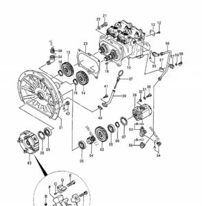 Bomba Principal para Excavadora Belparts EX120-5, Bomba Hidráulica Hpv050FW para Hitachi 9151416 9153026 - Product Image 2