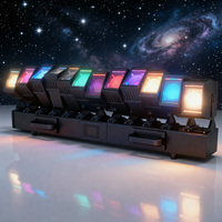 Lumière de tête mobile LED 12x60W RGBW 4 en 1 avec contrôle DMX512 IP66 pour bars/clubs
