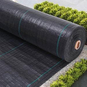 Fuxing 3FT*250FT 100gsm Tissu de paillage pour jardin, barrière anti-mauvaises herbes, répulsif pour l'herbe, service de découpe sur mesure - Product Image 2