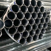 Tuyau en acier galvanisé à chaud de qualité supérieure, diamètres 1, 2, 3, 4, 6, 8 pouces, tube rond GI de 6 m pour travaux de construction