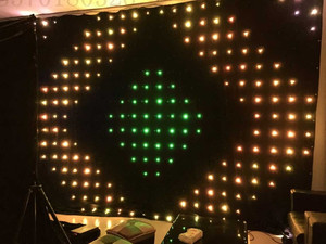 Led 3 en 1 RGB Vision 2x3m Cortina P18CM Cortina de video Canales DMX Visión para Disco DJ Party Efecto de escenario - Product Image 6