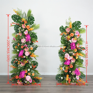 Arche de fleurs artificielles en soie naturelle DKB, best-seller, pour la décoration de mariage et de demande en mariage, et la Saint-Valentin - Product Image 2
