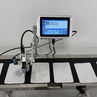 Impresora de Inyección de Tinta Térmica Profesional en Línea OMA V600 de 12,7 mm y 25,4 mm, Máquina Industrial de Códigos de Fecha de Caducidad de Datos Variables TIJ para Flex