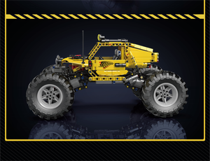 Mould <span class=keywords><strong>King</strong></span> 18021 Big Foot, Bloques de Construcción de la Serie de Modelos de Vehículos Escaladores, Bicicleta Escaladora, Versión APP, Ladrillos MOC para Ensamblar - Product Image 3