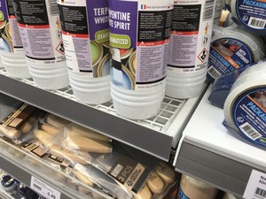 European Style Gondola Supermarket <strong>Shelving</strong> with Drip Tray for Heavy Duty Items High <strong>Quality</strong> with Grid Shelves on <strong>Top</strong> - Product Image 5