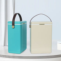 Glacière de luxe 10L haut de gamme pour spiritueux, vins et liqueurs, avec logo 3D personnalisé, couleur sur mesure, emballage cadeau, en stock