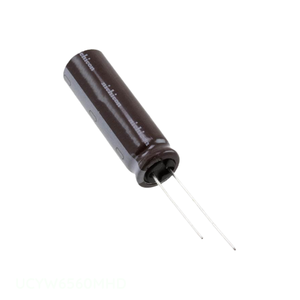 ตัวเก็บประจุแบบมีรูผ่าน56 uF 20% 420V รัศมี th 56 uF ตัวเก็บประจุแบบ UCYW6560MHD ผ่านรู - Product Image 1