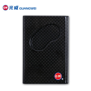 Porte-cartes de visite en fibre de carbone Guangwei 95x60x6mm, durable pour la promotion - Product Image 3