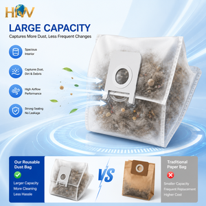 Sac à poussière non tissé compatible avec l'aspirateur robot <span class=keywords><strong>Roidmi</strong></span> <span class=keywords><strong>EVA</strong></span> SDJ06RM - Product Image 5