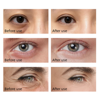 Sérum Énergisant pour les Yeux en Petite Bouteille Marron – Soin Quotidien Contre les Cernes et les Ridules, Nourrit, Raffermit et Lisse la Peau Sous les Yeux