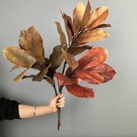 Kunstmatige Magnoliabladeren Huisdecoratie Bruiloft Kerstfeest Groene Plant Kunstplanten Pasen en Nieuwjaar
