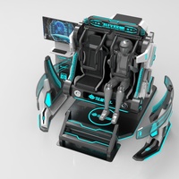Parque de atracciones de realidad virtual 9D, máquina voladora, simulador VR, juegos de entretenimiento para centros de juegos de interior
