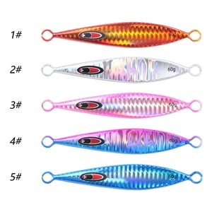 60g đến 260g muỗng sắt tấm chì cá tam giác Laser kim loại jigbait jigging lure hỗ trợ jigs mồi cá thu mồi thuyền câu cá - Product Image 1