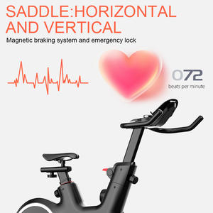 CIAPO-Bicicleta <span class=keywords><strong>Fija</strong></span> de Fitness, 6 Funciones ajustables, volante de inercia, uso doméstico, ciclismo de interior, 907 - Product Image 6