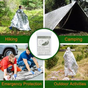 Esterna di sopravvivenza di Primo soccorso Mantenere Il Riscaldamento Termico Mylar Coperta Di Emergenza - Product Image 5