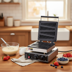 <span class=keywords><strong>Gaufrier</strong></span> commercial, <span class=keywords><strong>gaufrier</strong></span> électrique en forme de sapin avec minuterie - Product Image 3