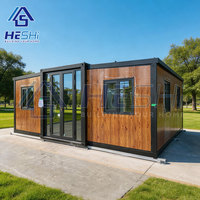 Maison conteneur préfabriquée extensible à montage rapide 40Ft 20Ft, 1 2 3 4 5 chambres, pour jardin, mobile ou cabane
