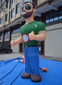 Ballon <span class=keywords><strong>gonflable</strong></span> de 3,66 mètres de haut représentant des hommes musclés, poupées hollandaises pour la publicité - Product Image 5