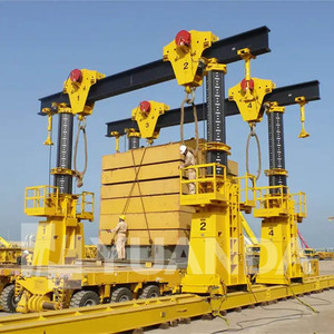 중국 텔레스코픽 갠트리 리프트 시스템 50 80 100 120 톤 150 200 300 500 600 900 1000 톤 유압 갠트리 크레인 유압 갠트리스 - Product Image 5