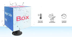 Tùy chỉnh 480*480 mét điều khiển không đồng bộ p2.5 trong nhà 4 bên Cube LED hiển thị quảng cáo Màn hình HDR10 + 600nits LED hiển thị - Product Image 3