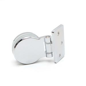 Charnière de porte en verre en acier inoxydable Fulida F-2028, finition brossée, design moderne et simple - Product Image 3