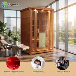 Salle <span class=keywords><strong>de</strong></span> sauna finlandaise traditionnelle équipée <span class=keywords><strong>d</strong></span>'<span class=keywords><strong>un</strong></span> poêle <span class=keywords><strong>à</strong></span> <span class=keywords><strong>bois</strong></span> fiable - Product Image 1