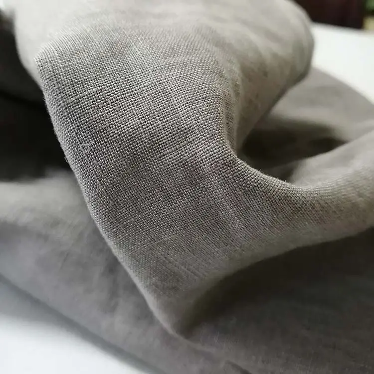 Stonewashed 100% Kain Handuk Teh Dapur Linen Linen untuk Tamu