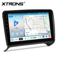 Estéreo para Auto Android de 9 Pulgadas para Audi TT MK2 8J 2006-2012 UNISOC 7865 8+128GB Global 4G AKM 7604 Pantalla QLED Dual BT con Giroscopio CE-XTRONS