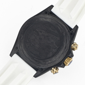 Reloj Cronógrafo con Piedras Preciosas Arcoíris 2026, Esfera Rosa, Caja de Fibra de Carbono, Reloj Mecánico de Lujo para Hombre y Mujer - Product Image 6