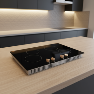Placa de Inducción de 4 Quemadores Eléctrica Integrada con Control de Perillas para Uso Doméstico - Product Image 2