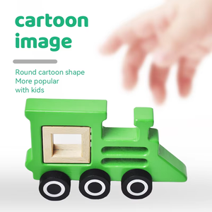 Vente directe d'usine, <span class=keywords><strong>puzzle</strong></span> de voiture <span class=keywords><strong>3D</strong></span> en bois éducatif à faire soi-même, jouet <span class=keywords><strong>tracteur</strong></span> pour les enfants de 5 à 7 ans - Product Image 2