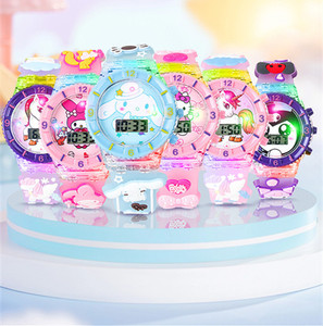 Reloj Infantil de Dibujos Animados con Música, Luces y Movimiento, Reloj de Juguete con Luces LED Intermitentes, Regalos de Cumpleaños para Niños y Niñas de 3 a 10 Años - Product Image 1