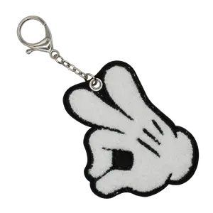 Porte-clés personnalisé Chenille de dessin animé mignon pendentif de voiture pendentif de sac à dos cadeau d'anniversaire créatif pour hommes et femmes