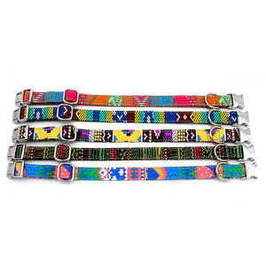 Grosir Puppy Art Printing Kanvas Sabuk Pengaman Hewan Peliharaan Anjing Cabang Gesper Kerah - Product Image 4