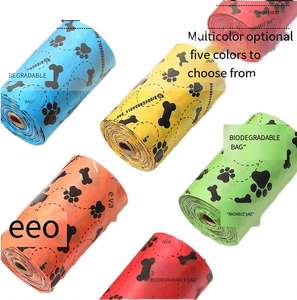 ถุงเก็บอุจจาระสัตว์เลี้ยงย่อยสลายได้เต็มที่ ปรับแต่งได้และพกพาสะดวกสำหรับการกำจัดของเสียจากสุนัขและแมว - Product Image 2