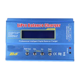 B6 80W model airplane charger Multi-functional balance rechargeable battery smart charger with 12V adapter
