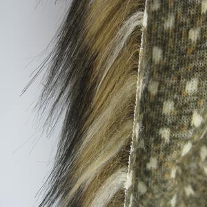 香农提花高绒仿毛皮面料仿浣熊毛皮服装/衣领/玩具 - Product Image 4