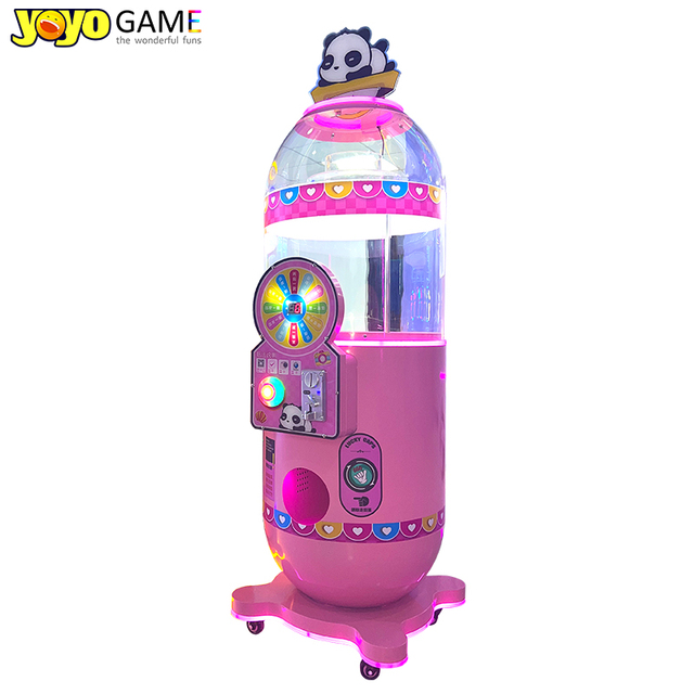 Wholesale Kids Colorful Gachapon Capsule Vending Machine Coin Operated Candy Toys Prize Machine Lollipop Gift Game Machine
