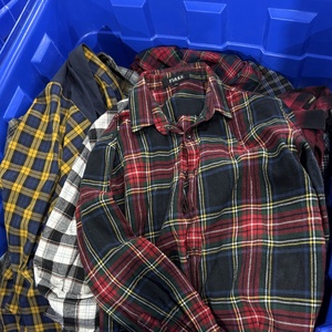 Camisa a cuadros de segunda mano para hombre, camisa a cuadros usada para hombre - Product Image 4