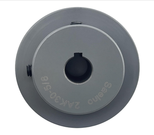 Poulie à double gorge pour courroie trapézoïdale 100-2A, bloc de traction, alésage intérieur 18/19/20/22/24/25 mm, alésage fixe, fonte OEM - Product Image 3