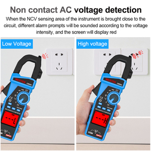 600A AC 전류 테스터 CM88A 클램프 미터 True RMS 자동 범위 저항 다이오드 멀티미터 Tes 디지털 클램프 미터 - Product Image 4